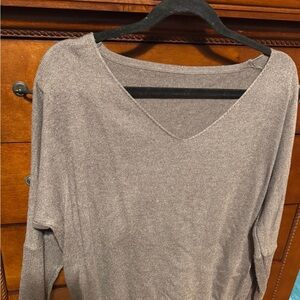 Brown V-Neck Sweater